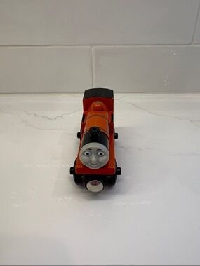 Thomas & Friends wooden railway orange Rheneas train